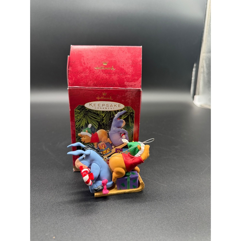 Hallmark Keepsake Ornament 1998 Winnie the Pooh Eeyore Presents From Pooh Disney